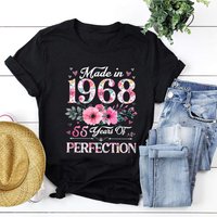 55th Birthday Shirt, Made In 1968 55 Years Of Perfection Women T-shirt
