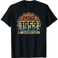 70th Birthday Decorations Men Vintage 1953 70 Year Old Bday T-shirt