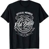 Mens Vintage 1953 70th Birthday Old Balls Club 70 Years Bday T-shirt — T-shirts pour hommes