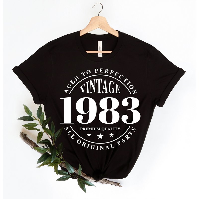 Vintage 1983 Birthday Shirt: Celebrate Your Birth Year