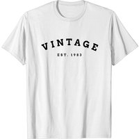 40th Birthday Gift Shirt, Vintage Est 1983, 40th Birthday Shirt