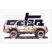 2nd Gen 4runner Trd - Tan - 4runner - Stickers — Autocollants et stickers