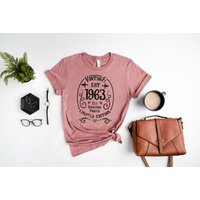 Vintage 1963 60th Birthday Celebration Shirt — T-shirts pour hommes