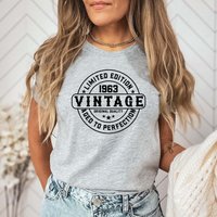 Vintage 1963 60th Birthday Celebration Shirt — T-shirts pour hommes