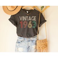 60th Birthday Shirt, Vintage 1963 Shirt, 60th Birthday Gift For Men