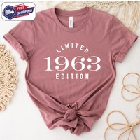Limited Edition 1963 Shirt, 60th Birthday Shirt, Birthday Party T-shirts