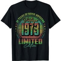 Vintage 1973 Limited Edition Shirt 50 Year Old 50th Birthday T-shirt