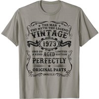 Vintage 1973 Man Myth Legend 50 Year Old 50th Birthday Gifts T-shirt