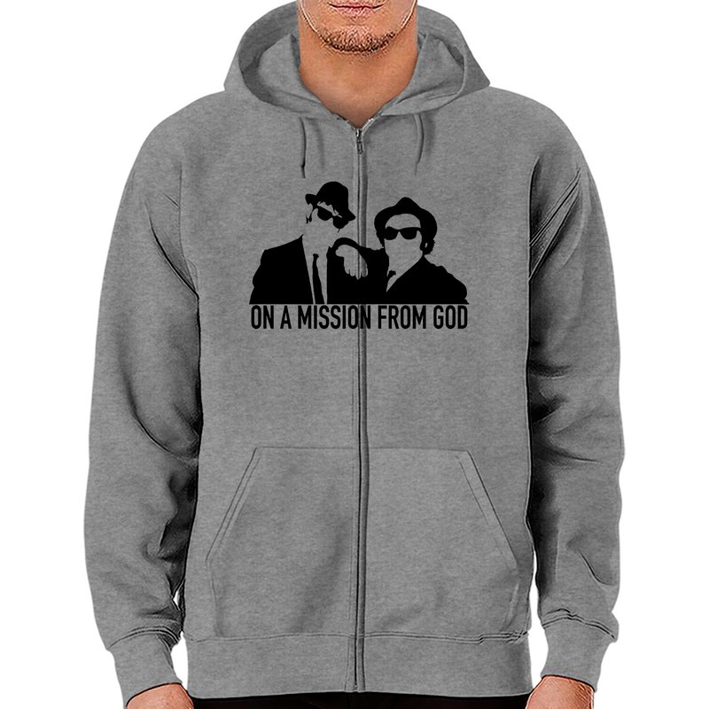 Jake & Elwood Blues - Blues Brothers - Zip Hoodies