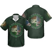 Irish By Blood Irish St Patricks Day Hawaiian Shirt