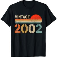 Vintage 2002 Made In 2002 21st Birthday Gift 21 Year Old T-shirt