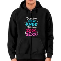 My New Knee Gift Funny Knee Replacement Surgery Joke Zip Hoodies