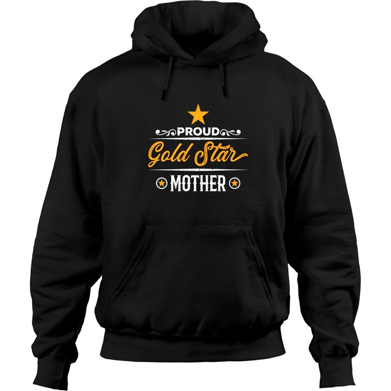 Womens Proud Gold Star Mother Hoodies — Sweats à capuche pour hommes
