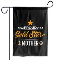 Womens Proud Gold Star Mother Garden Flags — Decorative Flags