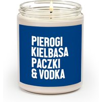 Dyngus Day Scented Candles Polish Pierogi Kielbasa Paczki Vodka Poland Scented Candles — Scented Candles