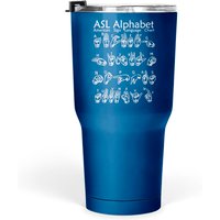 Tag Alphabet Tumblers 30 Oz American Sign Language Communication Chart Asl Alphabet — Tasses et gobelets