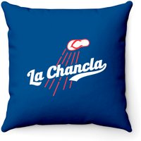 Chancla Meme Throw Pillows Funny Mexico Flying La Chancla Baseball