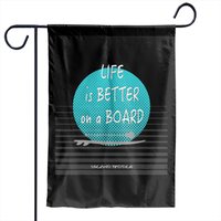 Life Is Better On A Paddle Board Garden Flags — Drapeaux décoratifs