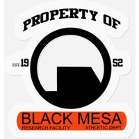 Black Mesa Athletic Dept. - Black Mesa - Stickers — Stickers & Decals