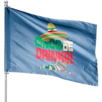 Cinco De Mayo Funny Mexican House Flags — Drapeaux décoratifs