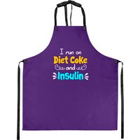 I Run On Diet Coke Aprons — Kitchen Aprons