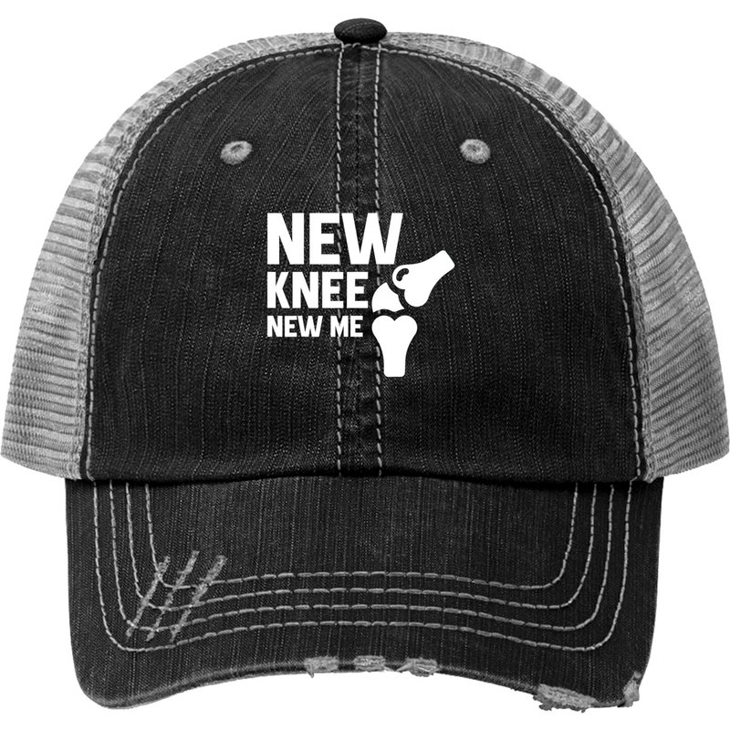 New Knee New Me Recovery Trucker Hats - Stylish Recovery — Casquette de baseball