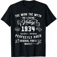 Man Myth Legend 1934 89th Birthday Tee For 89 Years Old T-shirt — T-shirts pour hommes