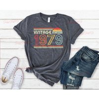 Vintage 1979 Birthday Shirt For 44th Birthday Celebration — T-shirts pour hommes