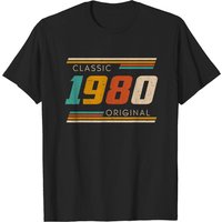 Vintage 1980 Made In 1980 42nd Birthday 43 Years Old T-shirt