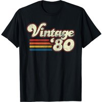 Vintage 1980 Birthday T-shirt