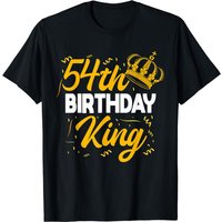 54th Birthday King Party Crown Bday Celebration T-shirt