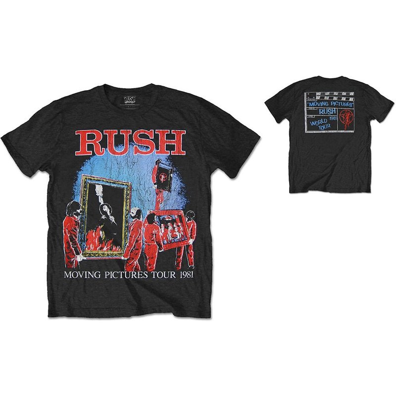 Rush Adult T-shirt - 1981 Tour — Mens T Shirts