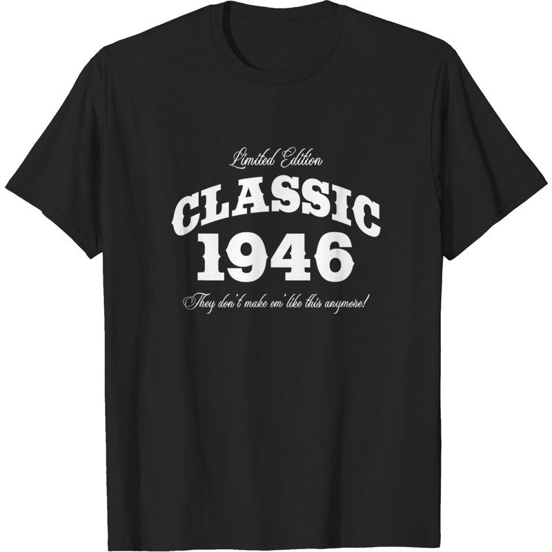 77 Year Old: Vintage Classic Car 1946 77th Birthday T-shirt — Mens T Shirts