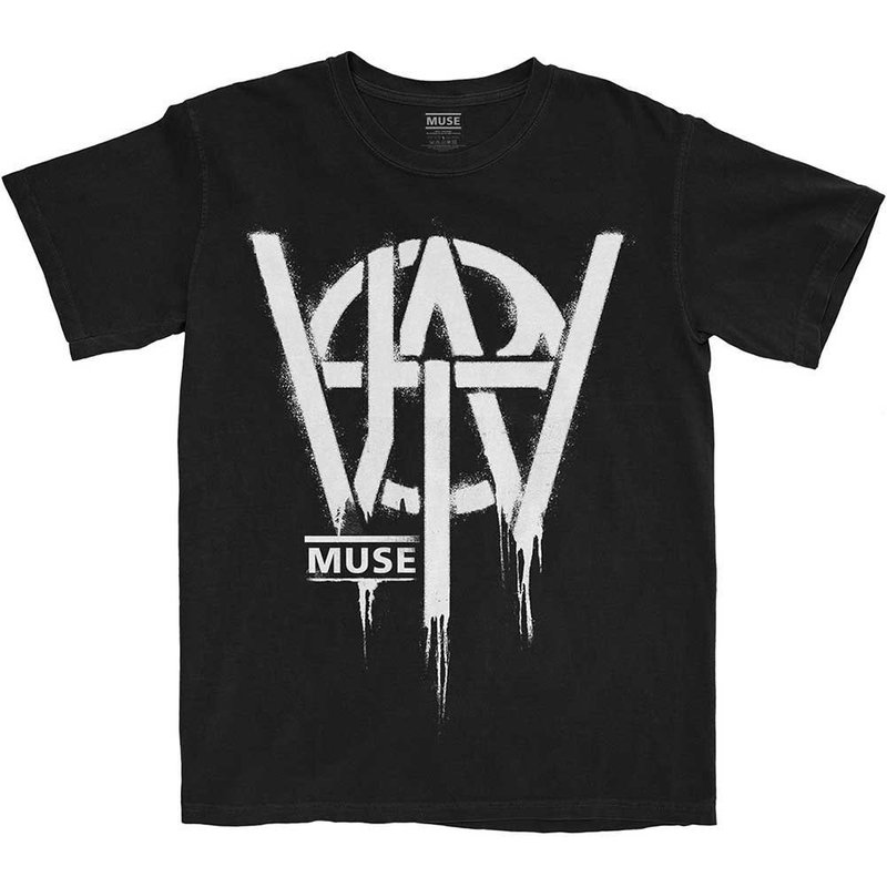 Muse T-shirt - Will Of The People Stencil — Mens T Shirts