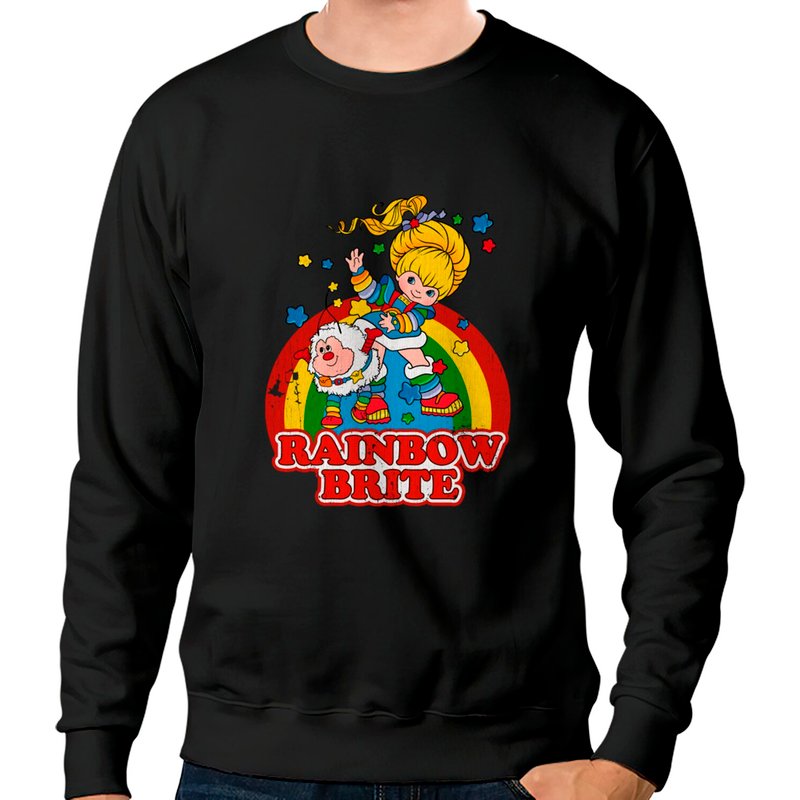 Distressed Rainbow Brite - Rainbow Brite - Sweatshirts — Sweats à capuche pour hommes