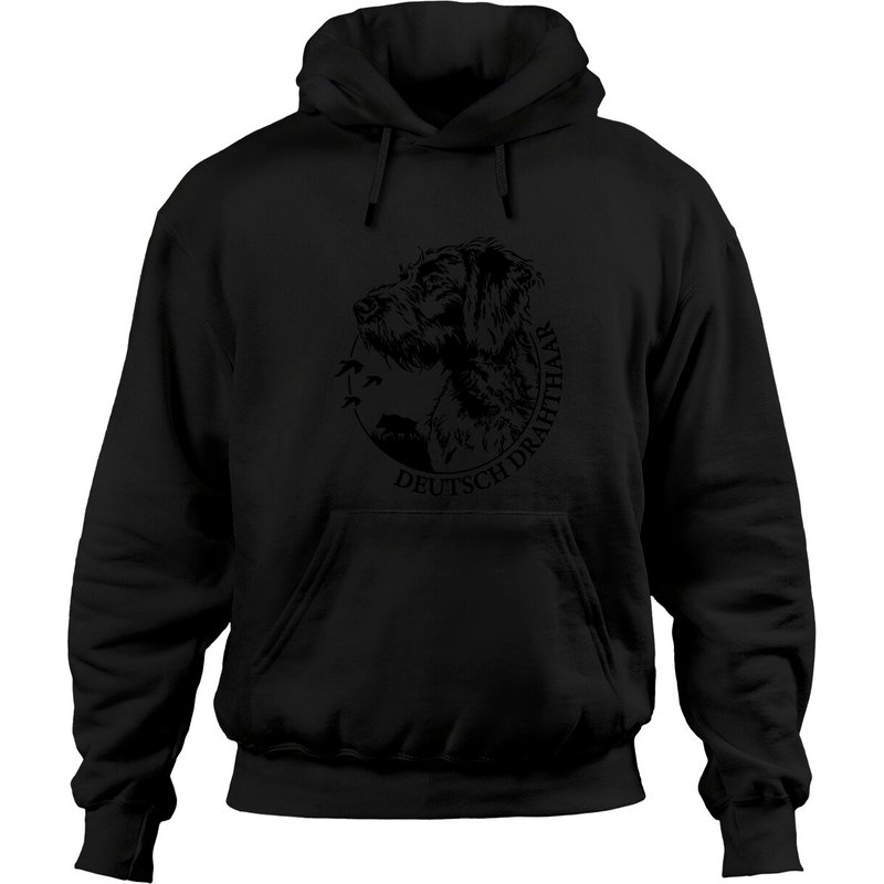 Proud Deutsch Drahthaar Dog Portrait - Deutsch Drahthaar - Hoodies
