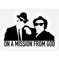 Jake & Elwood Blues - Blues Brothers - Stickers — Autocollants et stickers