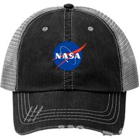 Nasa Meatball Logo Insignia Symbol Nasa Print Trucker Hats — Casquette de baseball