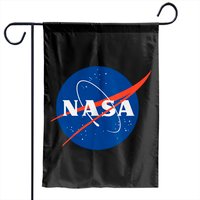 Nasa Meatball Logo Insignia Symbol Nasa Garden Flags — Decorative Flags