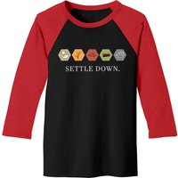 Settle Down - Settlers Of Catan - Baseball Tees — T-shirts pour hommes