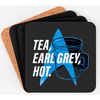 Next Generation Tea Earl Grey Graphic Coasters — Sous-verres et napperons