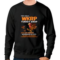 Thankgiving First Annual Wkrp Turkey Drop With Les Sweatshirts — Sweats à capuche pour hommes