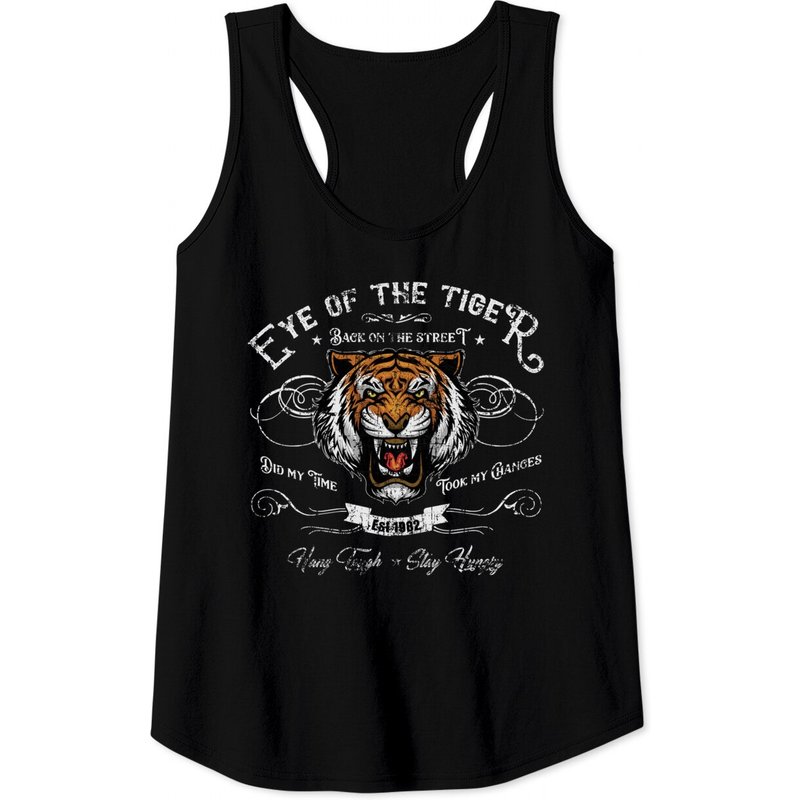 The Eye Of The Tiger, Distressed - The Eye Of The Tiger - Tank Tops — T-shirts pour hommes