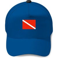 Dive Flag Two Sided Scuba Diving Instructor Baseball Cap — Baseball Cap