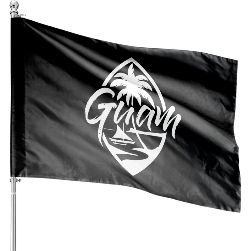 Guam Seal House Flags Guam Gifts Pullover — Drapeaux décoratifs