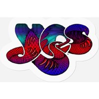 Yes Band Snake Logo Stickers — Autocollants et stickers