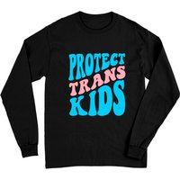 Protect Trans Kids Transgender Ftm Trans Pride Long Sleeves