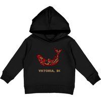Victoria British Columbia Native Fisherman Salmon Bc Canada Pullover Kids Pullover Hoodies