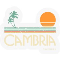 Vintage Cambria California Stickers — Stickers & Decals