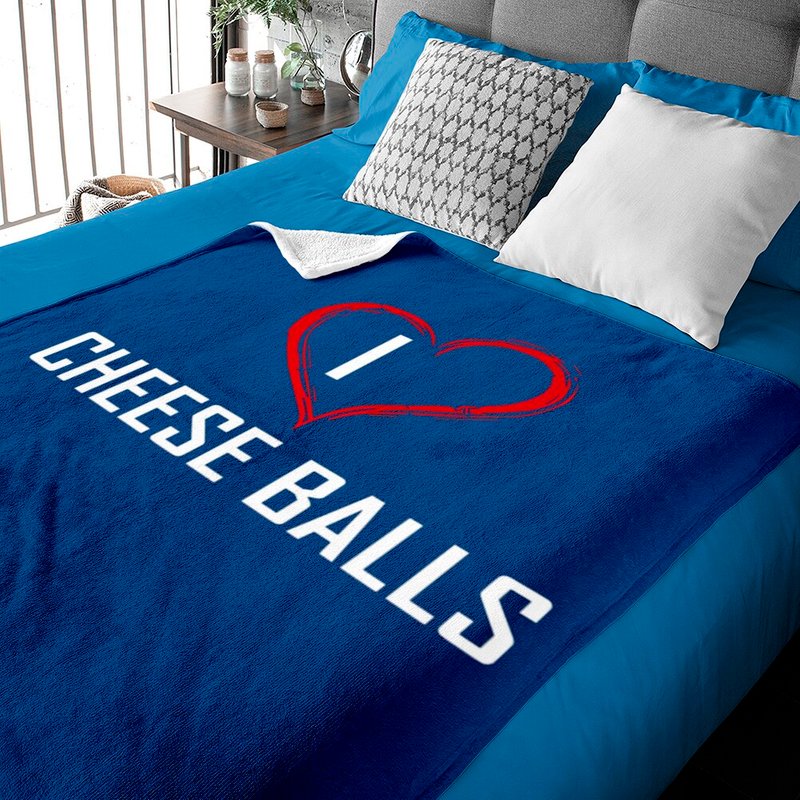 Cheese Balls Novelty Appetizers Baby Blankets — Baby Blankets